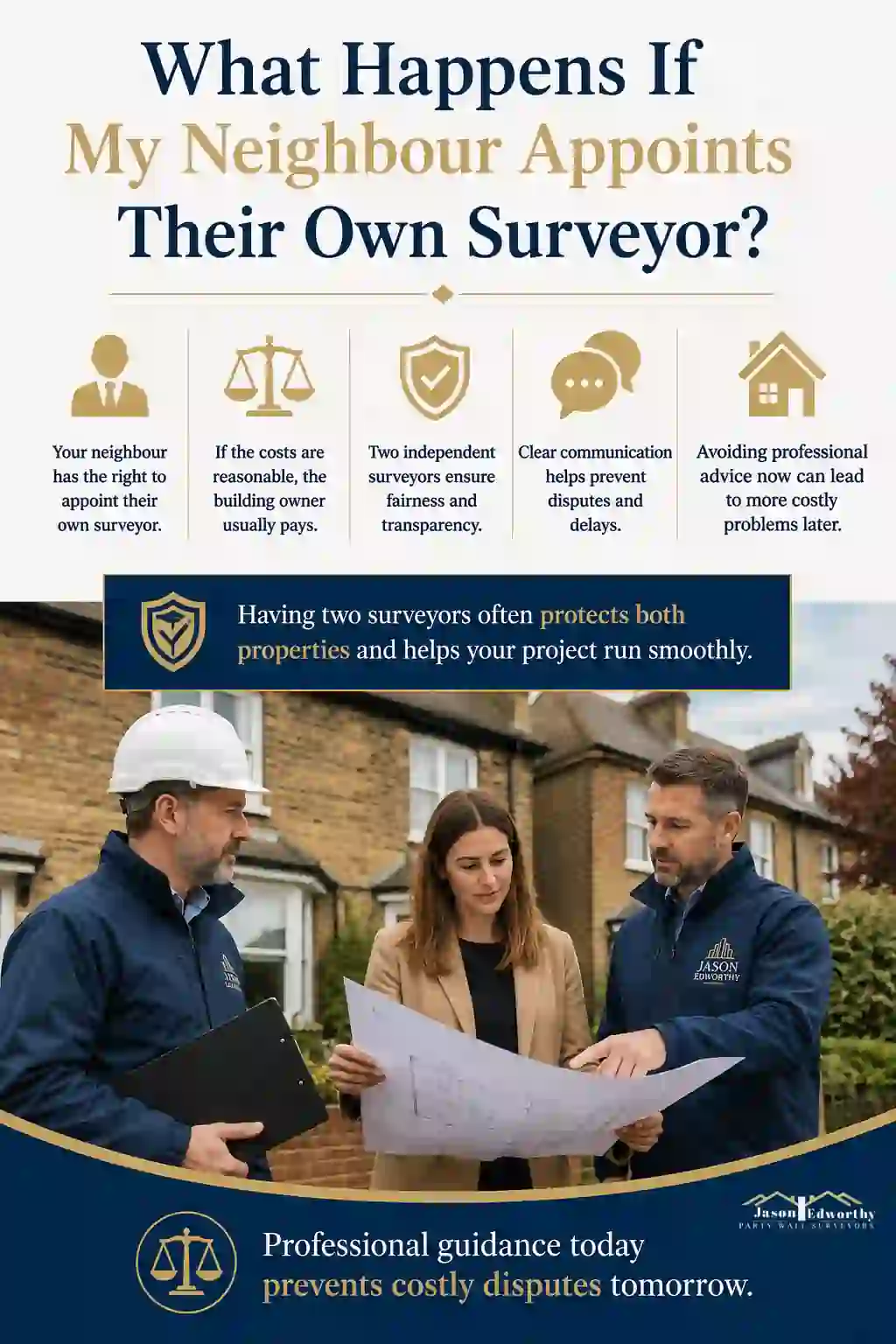 What Happens If My Neighbour Appoints Their Own Surveyor Haywards Heath?
