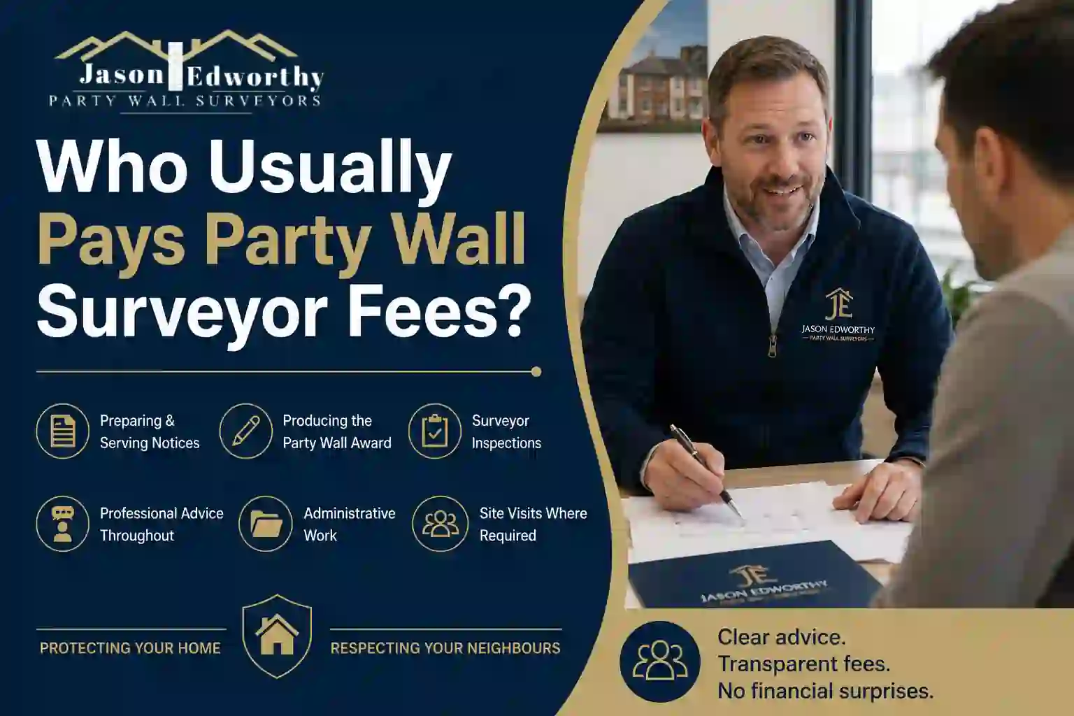 Who Usually Pays Party Wall Surveyor Fees Haywards Heath?