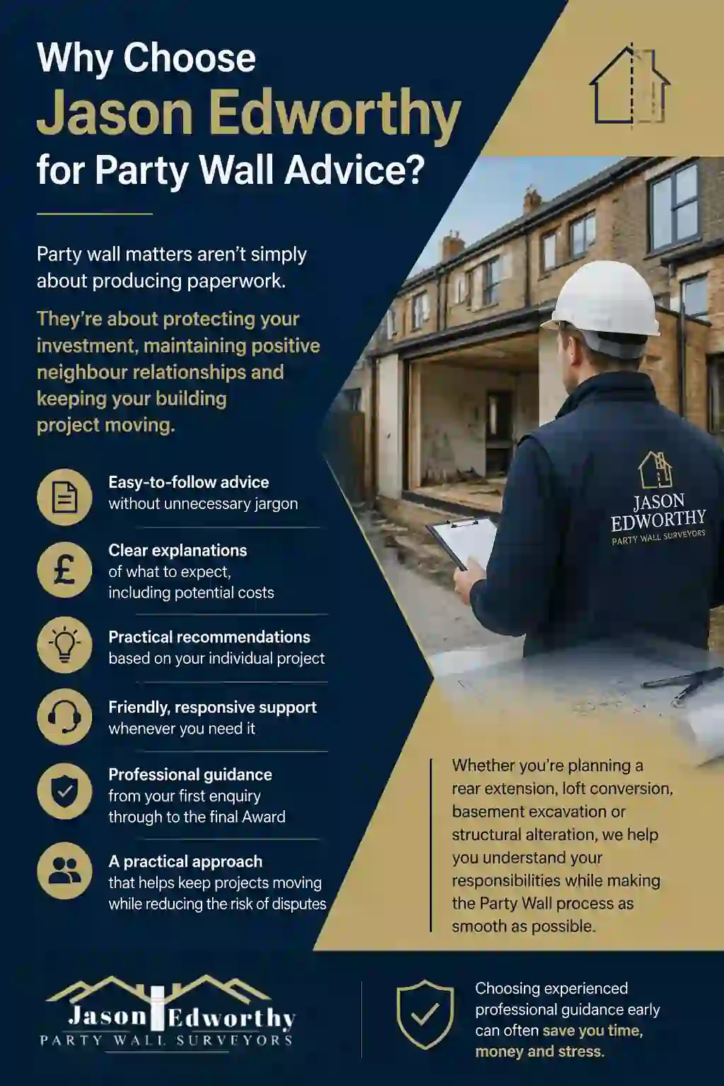 Why Choose Jason Edworthy for Party Wall Advice Haywards Heath?